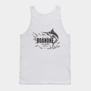 Vintage Marlin Fishing at Roanoke Island, North Carolina Tank Top